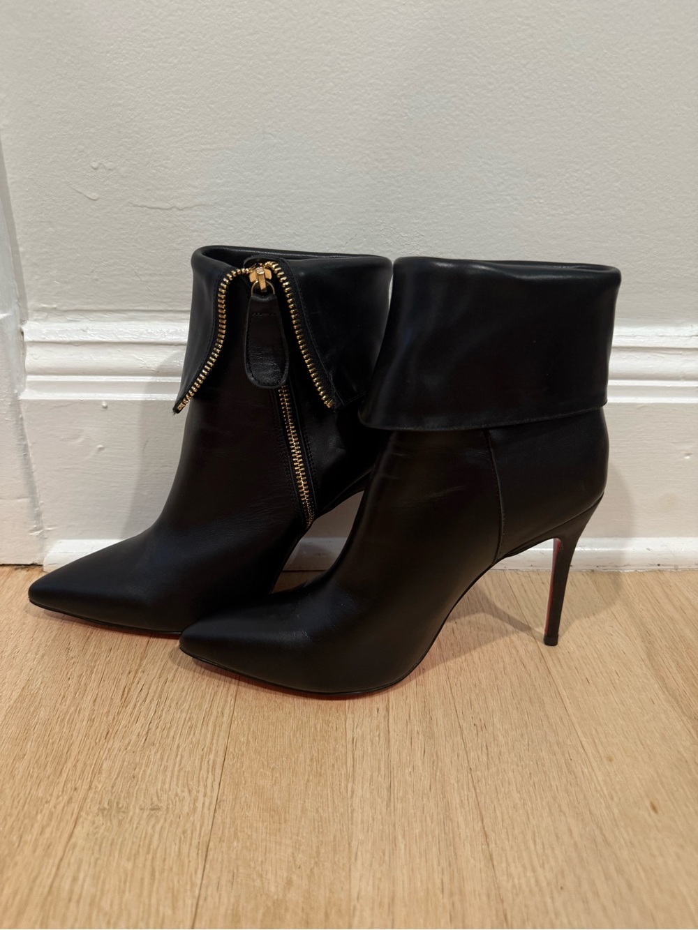 Christian Louboutin Black Booties